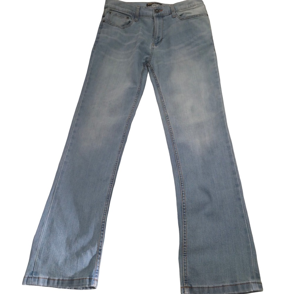 Ring of Fire Slim Jeans Mens 34x34 Light Wash Faded Denim Slim Fit Casual